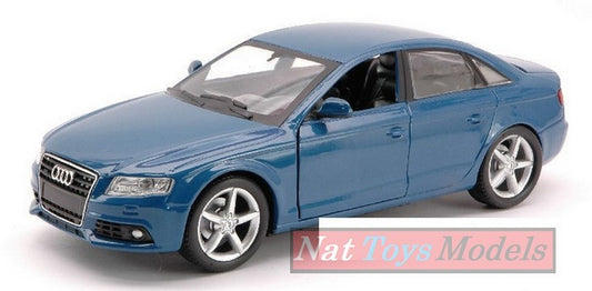 MODELE REDUIT COMPATIBLE AVEC AUDI A 4 2008 BLEU 1:24 NEW RAY NY71076BL
