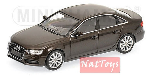 MODELE REDUIT COMPATIBLE AVEC AUDI A4 2011 MARRON MÉTALLISÉ 1:43 MINICHAMPS PM410011000
