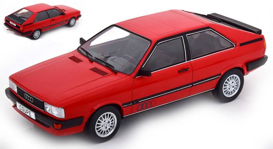 SCALE MODEL COMPATIBLE WITH AUDI COUPE GT 1980 RED 1:18 MODELCARGROUP MCG18316