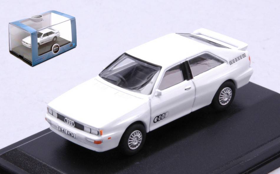 MODELE REDUIT COMPATIBLE AVEC AUDI QUATTRO ALPINE BLANC 1:76 OXFORD OXF76AQ002