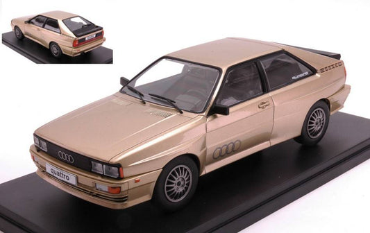 MODELE REDUIT COMPATIBLE AVEC AUDI QUATTRO MET.BEIGE 1:24 WHITEBOX WB124126