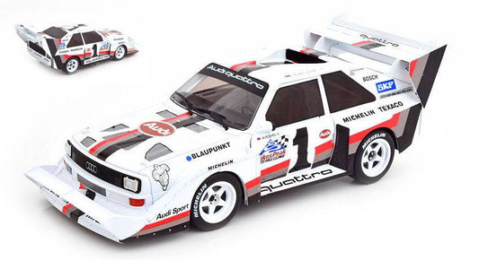 MODÈLE RÉDUIT COMPATIBLE AVEC AUDI QUATTRO S1 N.1 PIKES PEAK 1987 WALTER ROHRL 1:18 CMR CLASSIC MODEL REPLICARS CMR205