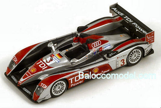 MODELE REDUIT COMPATIBLE AVEC AUDI R 10 N.3 4ème LM 2008 1:87 SPARK MODEL S87095
