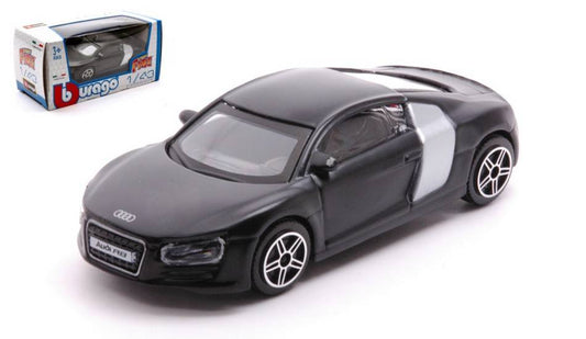 MODELE REDUIT COMPATIBLE AVEC AUDI R8 2009 NOIR 1:43 BURAGO BU30158Z MODEL