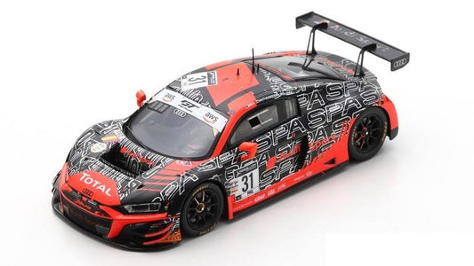 MODELE REDUIT COMPATIBLE AVEC AUDI R8 GT3 N.31 24 H SPA 2020 VANTHOOR-MIES-VANDER LINDE 1:43 SPARK MODEL SB407