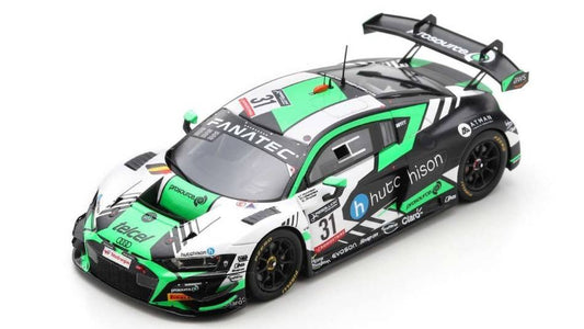 SCALE MODEL COMPATIBLE WITH AUDI R8 GT3 N.31 24 H SPA 2022 MENCHACA-PROCTOR-HUTHISON 1:43 SPARK MODEL SB522