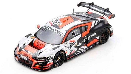 SCALE MODEL COMPATIBLE WITH AUDI R8 GT3 N.32 24 H SPA 2022 VANTHOOR-VAN DER LINDE-WEERTS 1:43 SPARK MODEL SB527