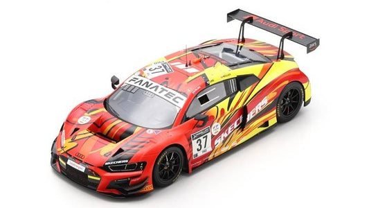 SCALE MODEL COMPATIBLE WITH AUDI R8 GT3 N.37 4th 24 H SPA 2021 MULLER-FRIJNS-LIND 1:18 SPARK MODEL 18SB033