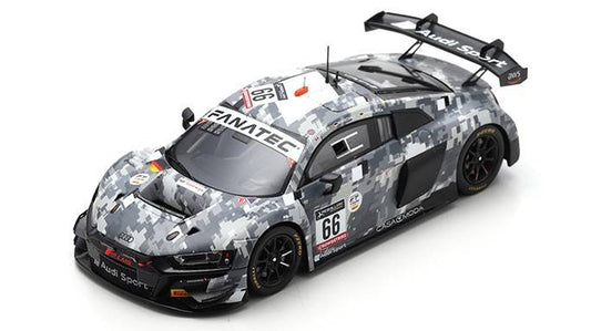 MODELLINO IN SCALA COMPATIBILE CON AUDI R8 GT3 N.66 24 H SPA 2022 FELLER-WINKELHOCK-MARSCHALL 1:43 SPARK MODEL SB506