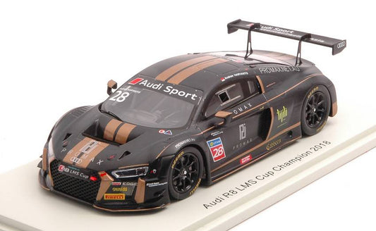 MODELLINO IN SCALA COMPATIBILE CON AUDI R8 LMS CUP CHAMPION 2018 N.28 A.HARYANTO 1:43 SPARK MODEL SA177