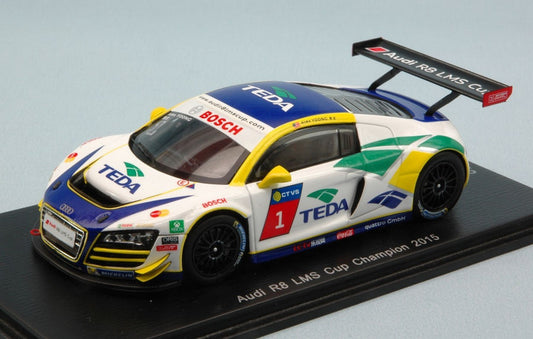 MODELE REDUIT COMPATIBLE AVEC AUDI R8 LMS N.1 CUP CHAMPION 2015 ALEX JOONG 1:43 SPARK MODEL SA085