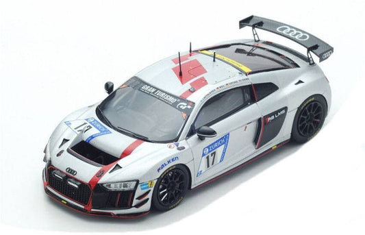 MODELE REDUIT COMPATIBLE AVEC AUDI R8 LMS N.17 NURBURGRING 2017 LAPPALAINEN-MIES-TERTING-YOONG 1:43 SPARK MODEL SG301