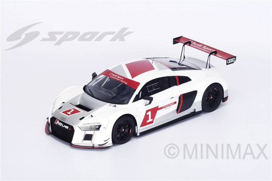 SCALE MODEL COMPATIBLE WITH AUDI R8 LMS ULTRA PRESENTATION 2015 1:12 SPARK MODEL S12007