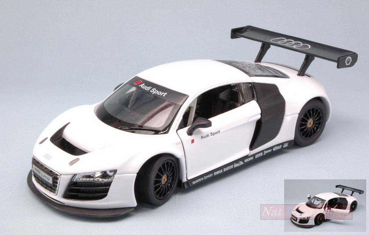 MODELLINO IN SCALA COMPATIBILE CON AUDI R8 LMS WHITE 1:24 RASTAR RAT56100W