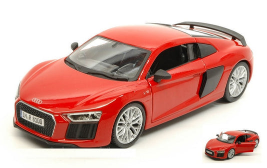 MODELE REDUIT COMPATIBLE AVEC AUDI R8 V10 PLUS 2015 ROUGE 1:24 MAISTO MI31513R