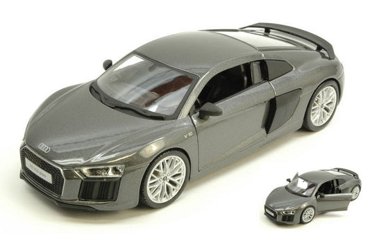 MODELE REDUIT COMPATIBLE AVEC AUDI R8 V10 PLUS 2015 SILVERGUN 1:24 MAISTO MI31513S