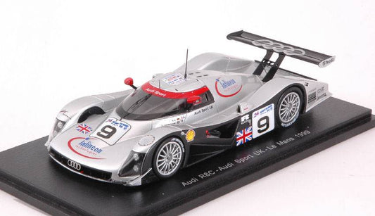 SCALE MODEL COMPATIBLE WITH AUDI R8C N.9 DNF LM 1999 S.JOHANSSON-S.ORTELLI-C.ABT 1:43 SPARK MODEL S1807
