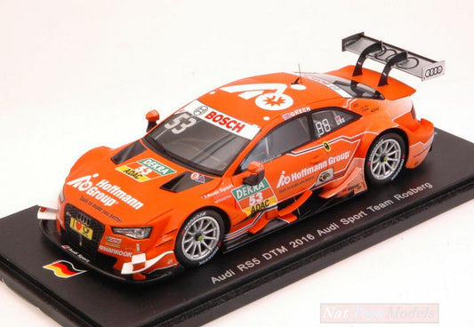 MODELE REDUIT COMPATIBLE AVEC AUDI RS5 N.53 3ème DTM 2016 J.GREEN 1:43 SPARK MODEL SG291