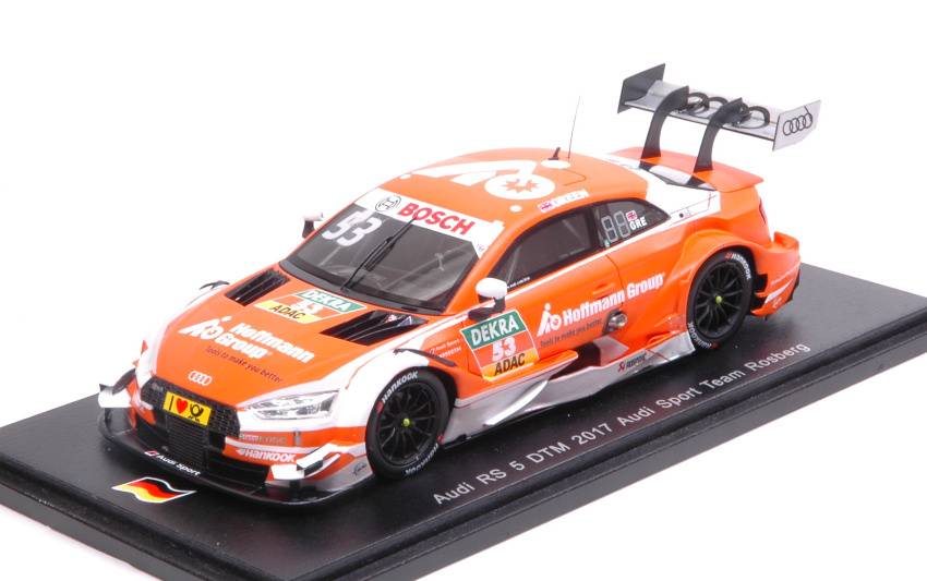 MODELE REDUIT COMPATIBLE AVEC AUDI RS5 N.53 3ème DTM 2017 J.GREEN 1:43 SPARK MODEL SG342