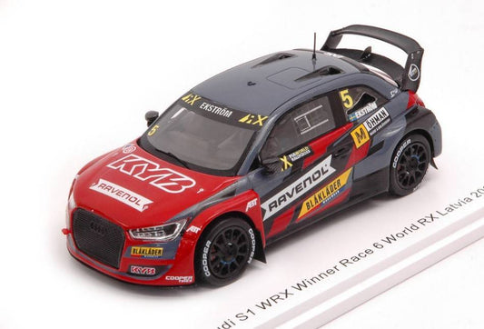 MODELE REDUIT COMPATIBLE AVEC AUDI S1 WRX N.5 WINNER RACE 6 LETTONIE 2020 MATTIAS EKSTROM 1:43 SPARK MODEL S7882