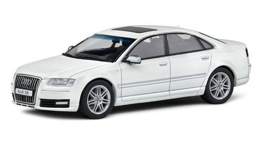 MODELE REDUIT COMPATIBLE AVEC AUDI S8 (D3) 2010 BLANC 1:43 SOLIDE SL4313302