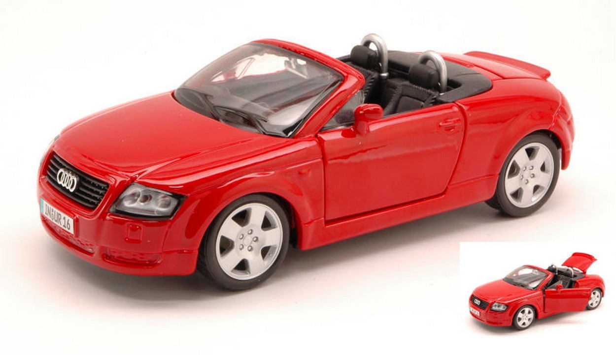 SCALE MODEL COMPATIBLE WITH AUDI TT ROADSTER 2000 RED 1:24 MAISTO MI31978