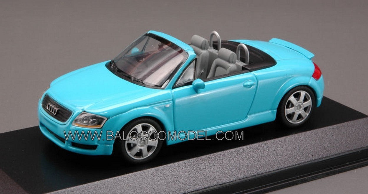 MODELE REDUIT COMPATIBLE AVEC AUDI TT ROADSTER TURQUOISE 1:43 MINICHAMPS PM430017233