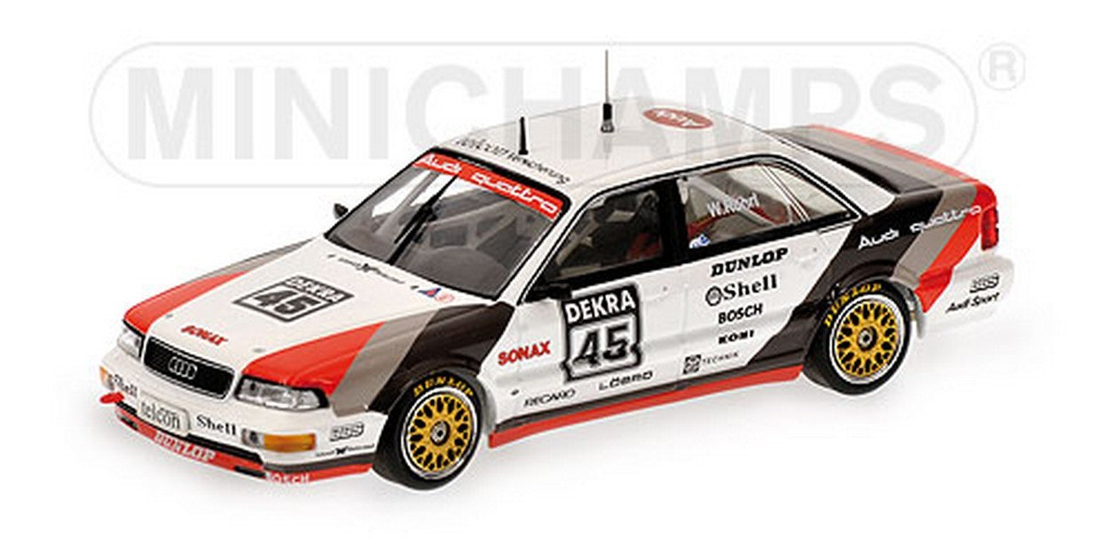 MODELE REDUIT COMPATIBLE AVEC AUDI V 8 N.45 DTM 1990 1:43 MINICHAMPS PM400901445
