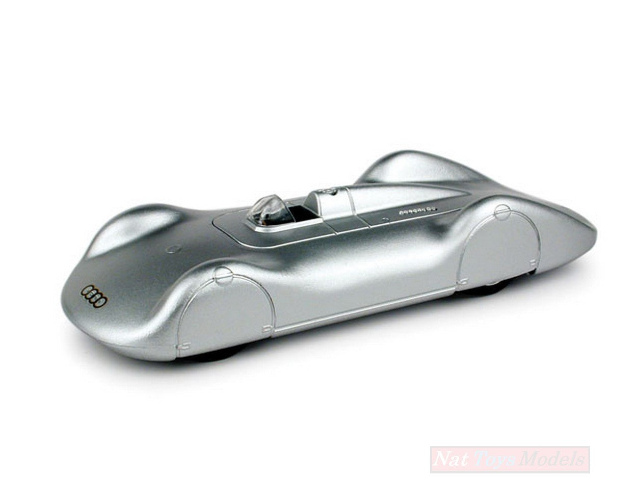 MODÈLE RÉDUIT COMPATIBLE AVEC AUTO UNION TYP C B.ROSEMEYER 1937 RECORD 1 KM ET 1 MILE LANCÉ 1:43 BRUMM BM0352
