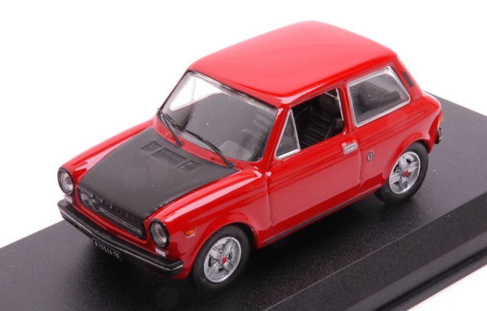 SCALE MODEL COMPATIBLE WITH AUTOBIANCHI A112 ABARTH 2nd SERIES 1973 RED 1:43 BEST MODEL BT9836