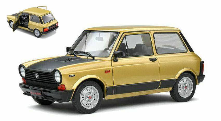 SCALE MODEL COMPATIBLE WITH AUTOBIANCHI A112 MK.5 ABARTH 1980 BRONZE METALLIC 1:18 SOLID SL1803804