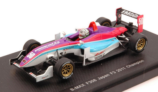 MODÈLE RÉDUIT COMPATIBLE AVEC B-MAX F308 YUHI SEKIGUKI 2011 N.50 JAPON FORMULE 3 CHAMPION DU MONDE 1:43 EBBRO EB44665