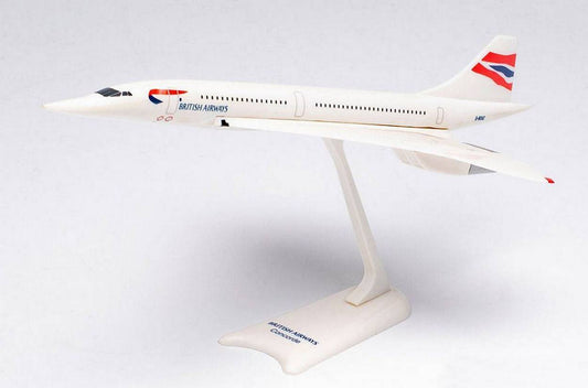 MODELE REDUIT COMPATIBLE AVEC BAC CONCORDE BRITISH AIRWAYS 1:250 HERPA HP613439