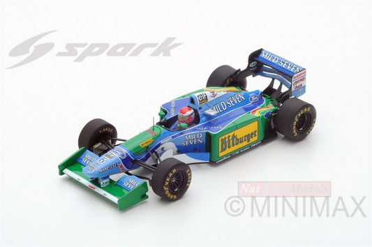 MODELE REDUIT COMPATIBLE AVEC BENETTON B194 J.HERBERT 1994 N.6 RETRAITE AUSTRALIAN GP 1:43 SPARK MODEL S4484