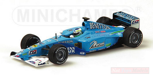 MODÈLE RÉDUIT COMPATIBLE AVEC BENETTON G.FISICHELLA 00 1:43 MINICHAMPS PM430000011