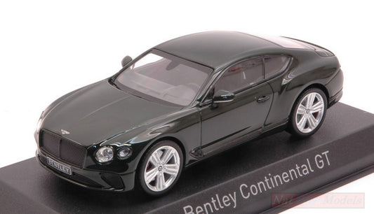 MODELE REDUIT COMPATIBLE AVEC BENTLEY CONTINENTAL GT 2018 BRITISH RACING GREEN 4 1:43 NOREV NV270322