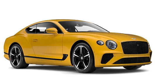 MODELE REDUIT COMPATIBLE AVEC BENTLEY CONTINENTAL GT 2018 MONACO JAUNE 1:18 NOREV NV182786
