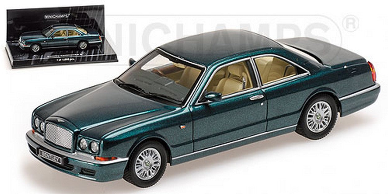 MODÈLE RÉDUIT COMPATIBLE AVEC BENTLEY CONTINENTAL R 1996 VERT MÉTALLISÉ 1:43 MINICHAMPS PM436139921