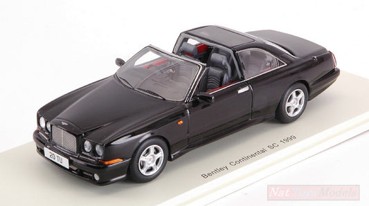 MODELE REDUIT COMPATIBLE AVEC BENTLEY CONTINENTAL SC 1999 NOIR 1:43 SPARK MODEL S4893