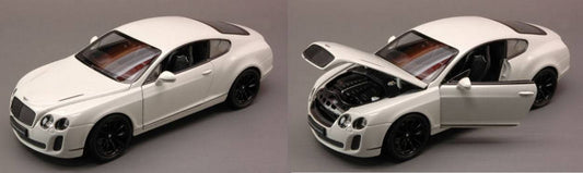 MODÈLE RÉDUIT COMPATIBLE AVEC BENTLEY CONTINENTAL SUPERSPORTS 2010 BLANC 1:24 WELLY WE4474