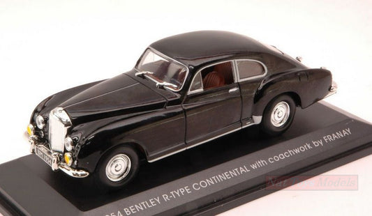 MODELE REDUIT COMPATIBLE AVEC BENTLEY R-TYPE CONTINENTAL 1954 NOIR 1:43 LUCKY DIE CAST LDC43212BK