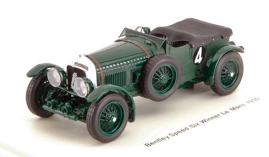 MODELE REDUIT COMPATIBLE AVEC BENTLEY SPEED SIX N.4 WINNER LM 1930 W.BARNATO-G.KIDSTON 1:43 REPRO SPARK MODEL 43LM30
