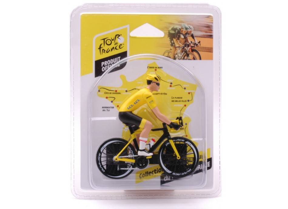MODELE REDUIT COMPATIBLE AVEC VELO TOUR DE FRANCE 2023 CHEMISE JAUNE 1:18 SOLID SL1809905
