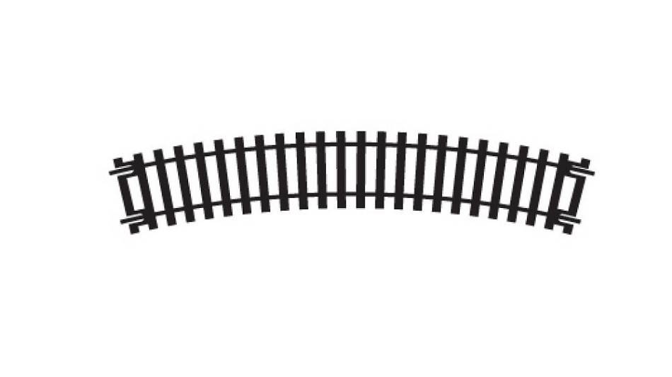 SCALE MODEL COMPATIBLE WITH CURVED TRACK RADIUS 2 mm 438 1:87 RIVAROSSI R606