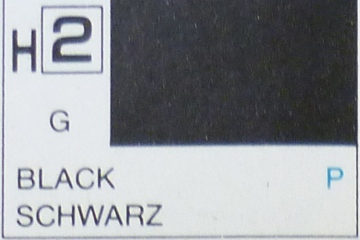 COULEURS À MODÉLISER NOIR BRILLANT ml 10 Pcs.6 GUNZE GU0002