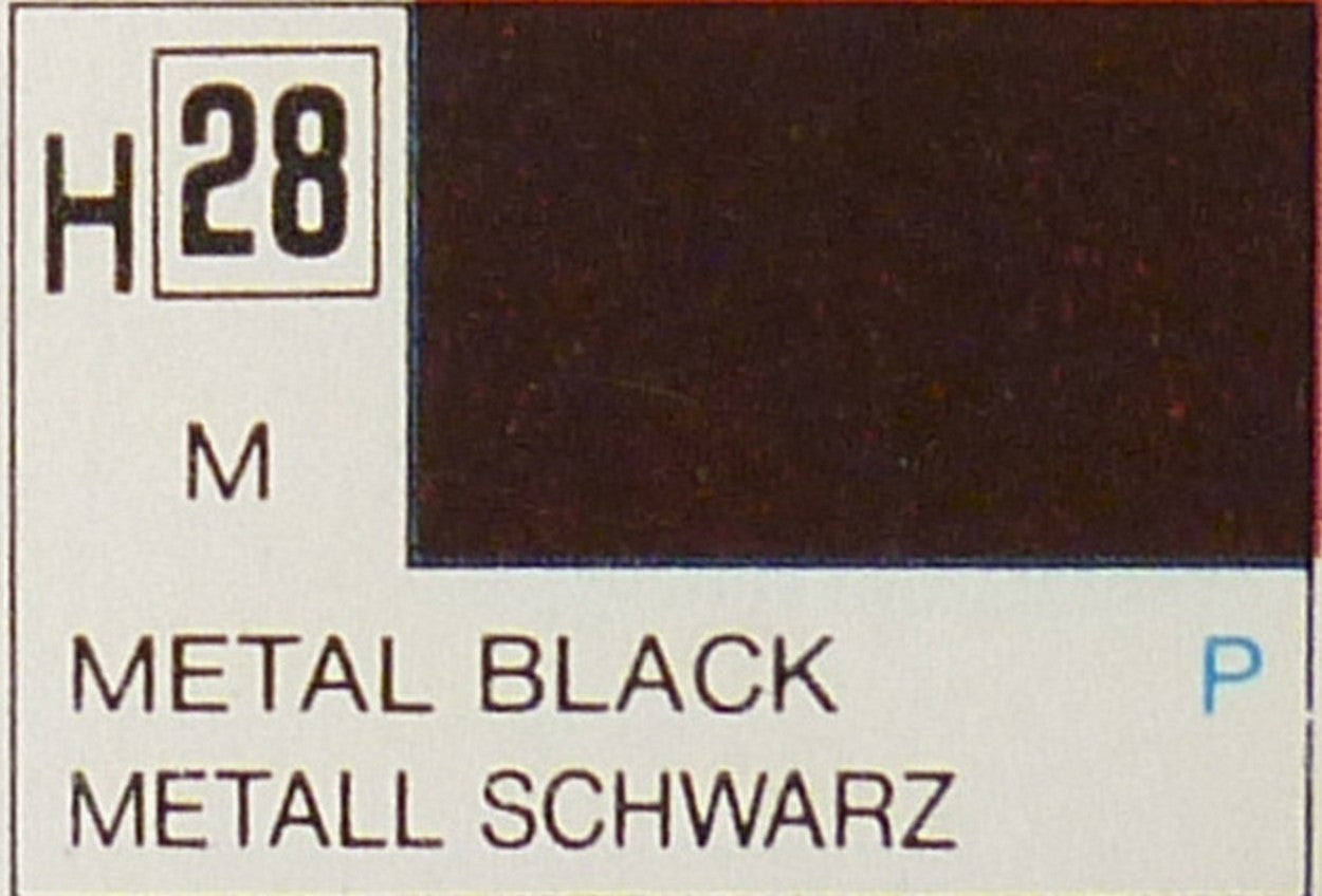 COULEURS À MODÉLISER NOIR MÉTALLISÉ ml 10 Pcs.6 GUNZE GU0028