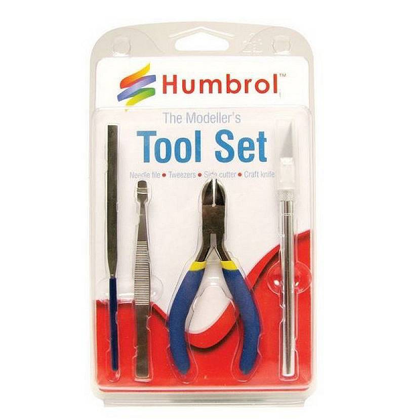 MODELING COLORS BLISTER TOOL SET HUMBROL AG9150 DIE CAST