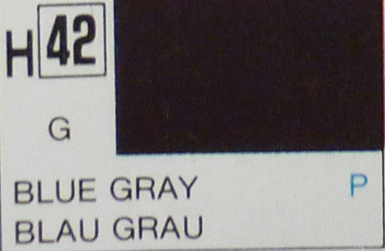COLORI MODELLISMO BLUE GRAY GLOSS ml 10 Pz.6 GUNZE GU0042