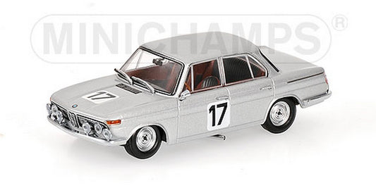 MODELLINO IN SCALA COMPATIBILE CON BMW 2000 N.17 WINNER SPA 66 1:43 MINICHAMPS PM400662517