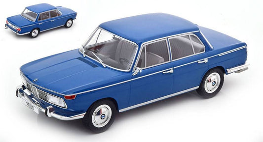 MODELLINO IN SCALA COMPATIBILE CON BMW 2000 (TYPE 121) DARK BLUE 1:18 MODELCARGROUP MCG18291